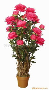 仿真花卉花瓶與苗木種植 藝術裝飾與生態發展的雙重視角